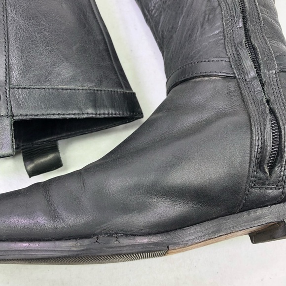 Cole Haan Black Leather Riding Boots Size 9B - Picture 9 of 9